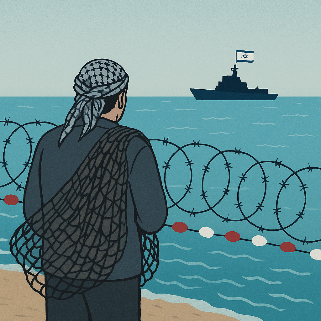 Il blocco navale israeliano di Gaza