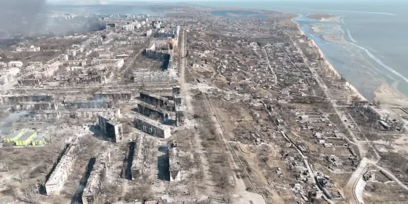 Mariupol distrutta, marzo 2022