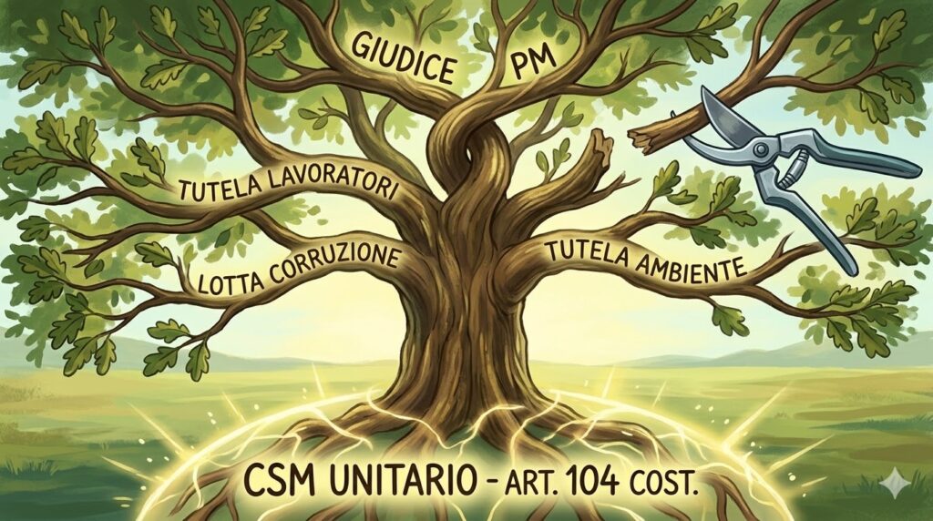 Magistratura: Italia, anomalia positiva