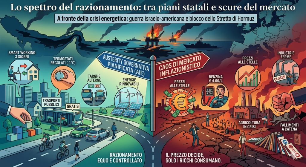 Razionamento energetico. Se i governi non decidono, deciderà l'aumento dei prezzi